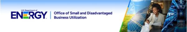 DOE office small and disadvantaged business utilization logo