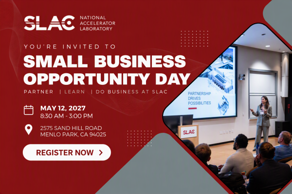 SLAC Small Business Opportunity Day 2027 Registration Flyer